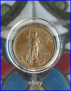 2004 American Gold Eagle $5 1/10 Oz. Fine Gold Bullion Coin