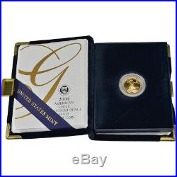 2004-W American Gold Eagle Proof (1/10 oz) $5 in OGP