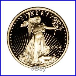 2004-W American Gold Eagle Proof (1/10 oz) $5 in OGP