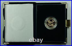 2004-W Proof 1/4 Oz American Gold Eagle $10 Coin with Box & COA