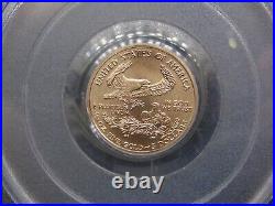 2005 $5 American GOLD Eagle 1/10th oz PCGS MS69 20th Anniversary BU UNC #254