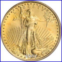2005 American Gold Eagle 1/4 oz $10 PCGS MS69 First Strike