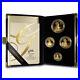 2005-W 4-Coin Proof Gold American Eagle Set (withBox & COA) SKU #7345