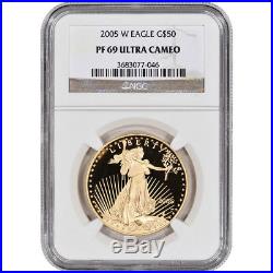 2005-W American Gold Eagle Proof (1 oz) $50 NGC PF69 UCAM