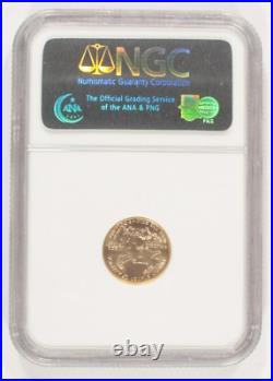 2006 1/10 Oz. G$5 Gold American Eagle Graded by NGC as MS70