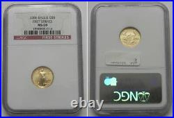 2006 $5 American Gold Eagle 1/10 oz. NGC MS69 First Strike #5014