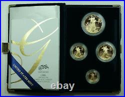 2006 American Eagle Gold Proof 4 Coin Set AGE in Box with COA