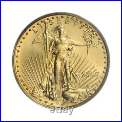 2006 American Gold Eagle 1/10 oz $5 PCGS MS69 First Strike