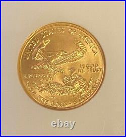2006 American Gold Eagle 1/10oz $5 NGC GEM UNCIRCULATED, FIRST STRIKE LABEL
