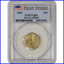 2006 American Gold Eagle (1/4 oz) $10 PCGS MS69 First Strike