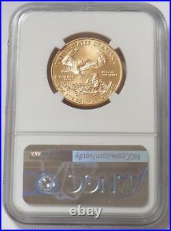 2006 Gold $25 American Eagle 1/2 Oz Coin Ngc Ms 70