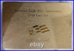 2006 Gold American Eagle Anniv Set US Mint Box with Certificate of Authenticity