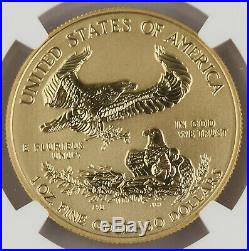 2006 W $50 American Eagle 1 Oz Gold Reverse Proof Coin NGC PF70 20 Anniversary