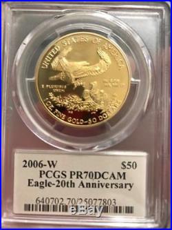 2006 W $50 American Gold Eagle 1 oz PCGS PR70DCAM Cleveland Signed