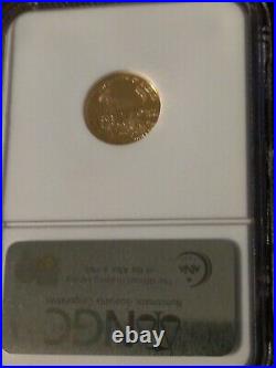 2006-W $5 Proof Gold American Eagle 1/10 Oz. Fine Gold PF70 Ultra Cameo NGC