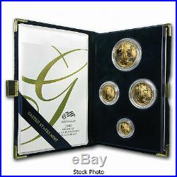 2006 W American Gold Eagle 4 Coin Proof Set w Box COA Platinum Silver Palladium