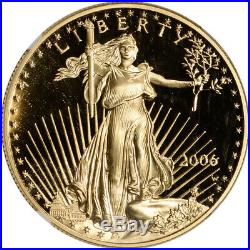 2006-W American Gold Eagle Proof 1 oz $50 NGC PF70 UCAM St Gaudens Label