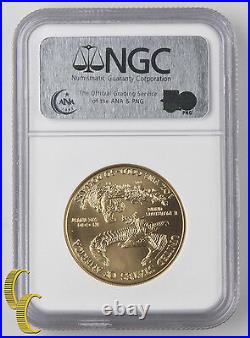2006-W Burnished Gold Eagle 1 oz. Bullion Graded by NGC MS-69 Early Releases