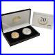 2006-W US American Eagle 20th Anniversary Gold & Silver Burnished Two-Coin Set