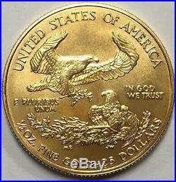 2006 W United States $25 BURNISHED American Gold Eagle Uncirculated Coin! 6010f