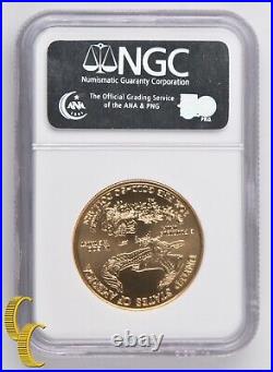 2007 $50 1 Oz. Gold American Eagle Graded by NGC as MS-70