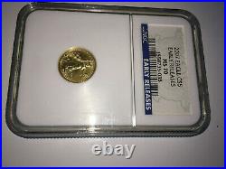 2007 $5 Fine Gold Eagle Bullion Coin 1/10oz NGC MS70, EARLY RELEASES
