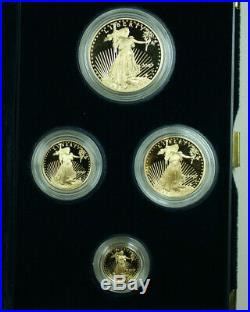 2007 American Eagle Gold Proof 4 Coin Set AGE in Box with COA