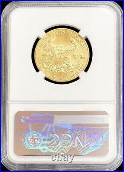 2007 Gold American Eagle $25 Dollar Coin 1/2 Oz Ngc Mint State 70