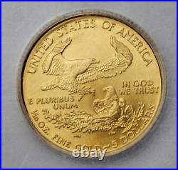 2007 W $5 Gold Eagle ICG SP70 Free USA Shipping