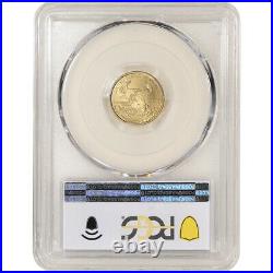2007 W American Gold Eagle Burnished 1/10 oz $5 PCGS SP70
