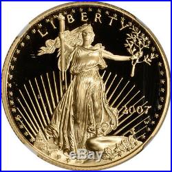 2007-W American Gold Eagle Proof 1/2 oz $25 NGC PF70 UCAM