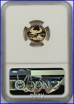 2007-W Gold Eagle $5 Tenth-Ounce PF 70 Ultra Cameo NGC 1/10 oz Fine Gold