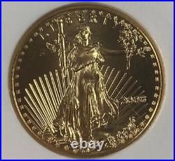 2008 G$10 1/4 Oz. Gold American Eagle Graded by NGC as MS-70