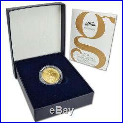 2008-W American Gold Eagle 1/4 oz $10 Uncirculated Coin Burnished in OGP