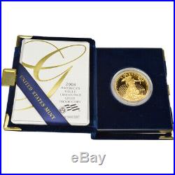2008-W American Gold Eagle Proof 1 oz $50 in OGP
