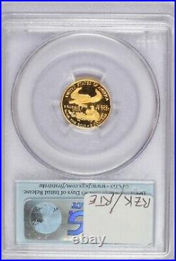 2008-W Gold Eagle First Strike $5 PCGS PR69 Deep Cameo. Free Shipping