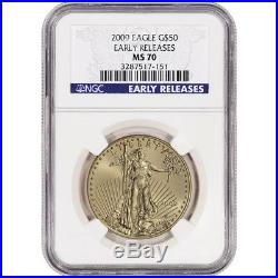 2009 American Gold Eagle (1 oz) $50 NGC MS70 Early Releases