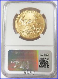 2009 Gold American Eagle $50 Coin 1oz Ngc Mint State 70