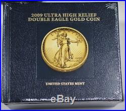 2009 Ultra High Relief American Gold Eagle AGE $20 Perfect As Issued With Book