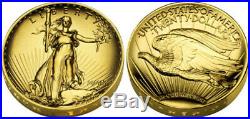 2009 Ultra High Relief Double Eagle Gold Coin, Original Box & COA