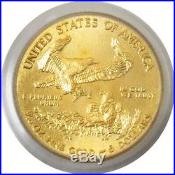 2010 $5 1/10 oz Gold American Eagle PCGS MS70 First Strike Flag Label
