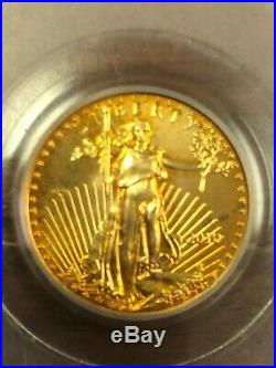 2010 G$5 Gold American Eagle PCGS MS70 First Strike