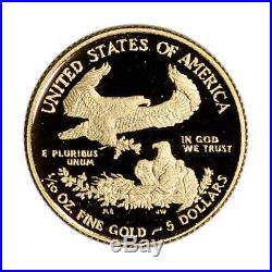 2010-W American Gold Eagle Proof (1/10 oz) $5 in OGP