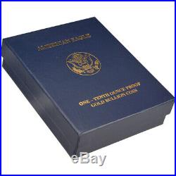 2010-W American Gold Eagle Proof (1/10 oz) $5 in OGP