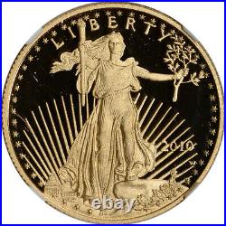 2010-W American Gold Eagle Proof 1/2 oz $25 NGC PF70 UCAM