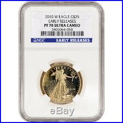 2010-W American Gold Eagle Proof (1/2 oz) $25 NGC PF70 UCAM Early Releases