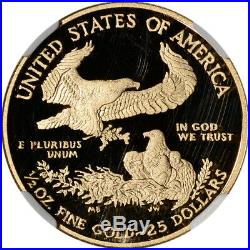 2010-W American Gold Eagle Proof (1/2 oz) $25 NGC PF70 UCAM Early Releases