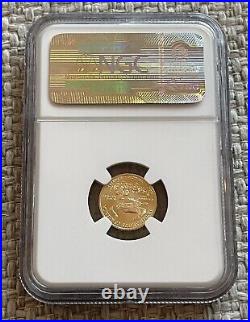 2011 American Gold Eagle 1/10 oz $5 NGC MS70 Early Releases Anniversary Label