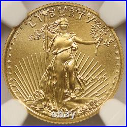 2011 Gold American Eagle 1/10oz $5 NGC MS69 25th Anniversary