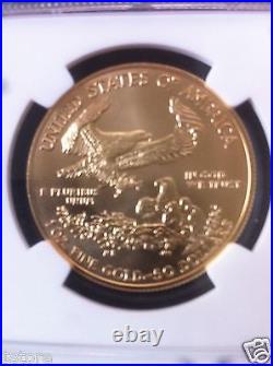 2011 NGC $50 MS70 25th Anniversary Gold AMERICAN EAGLE EARLY RELEASES